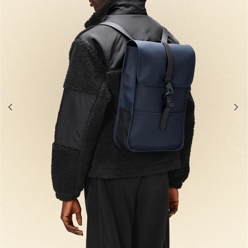 RAINS Backpack Mini. Waterproof. Green.  Unisex.